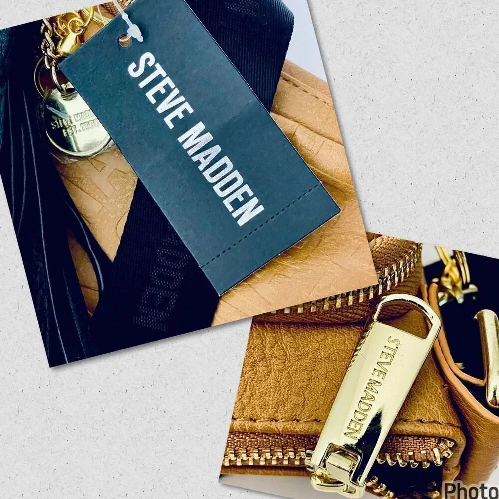 NWT Steve Madden Bglamm Crossbody Tan Bag New